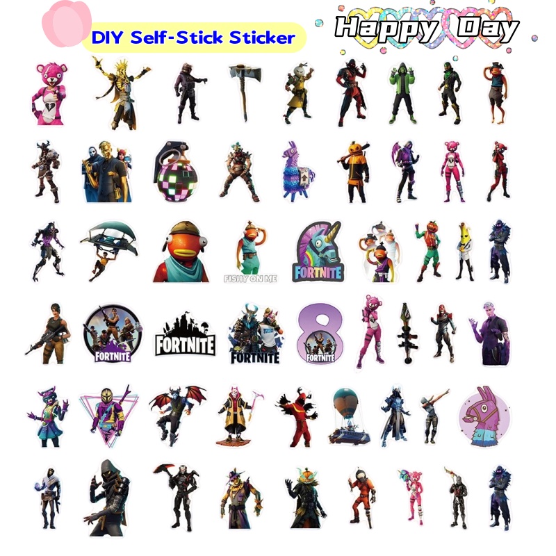 Scooter Parts - Fortnite Yaratıcı Kişilik Graffiti Etiket Animasyon