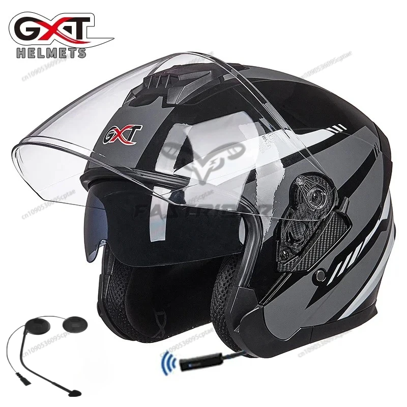 Full Face Motorcycle Helmet With Bluetooth - GXT Motosiklet Kaskı Kulaklık Kablosuz Hoparlör