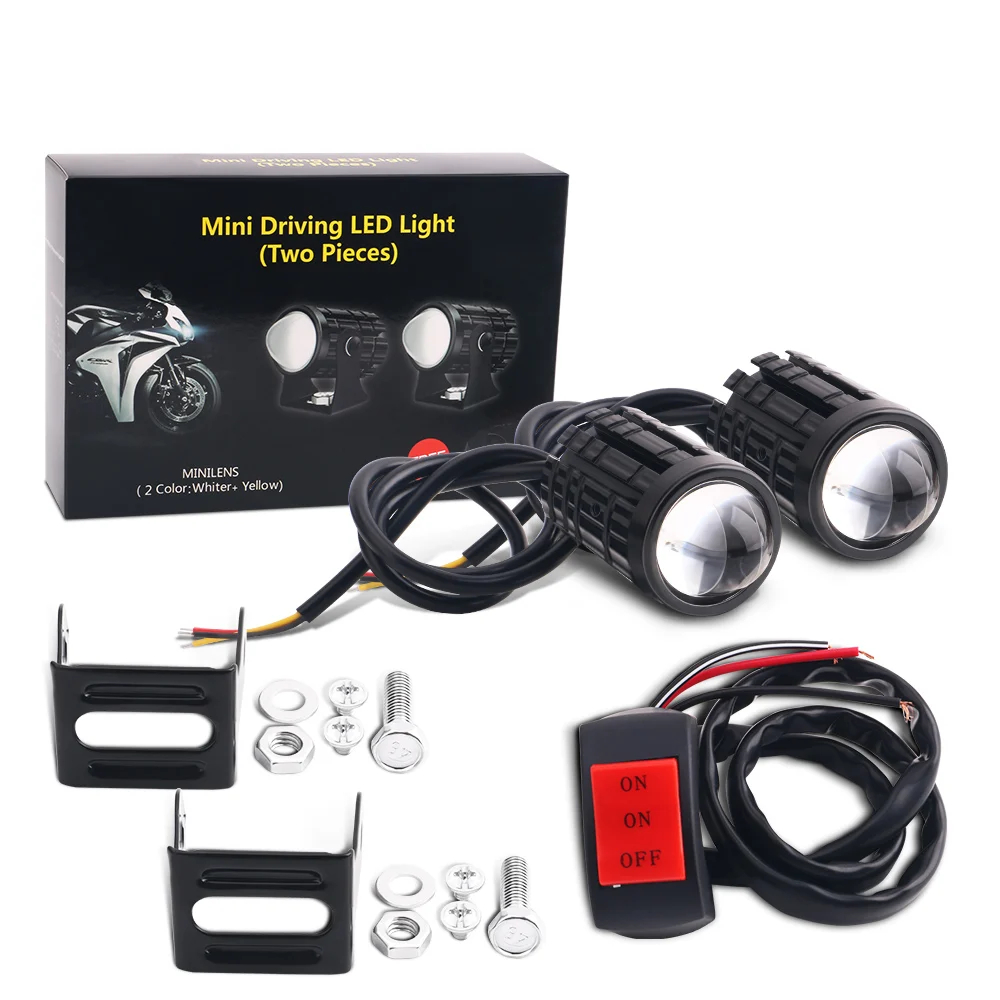 Evrensel motosiklet LED far Mi - Universal Motorcycle Led Headlight Projector incelemesi ve fiyatı