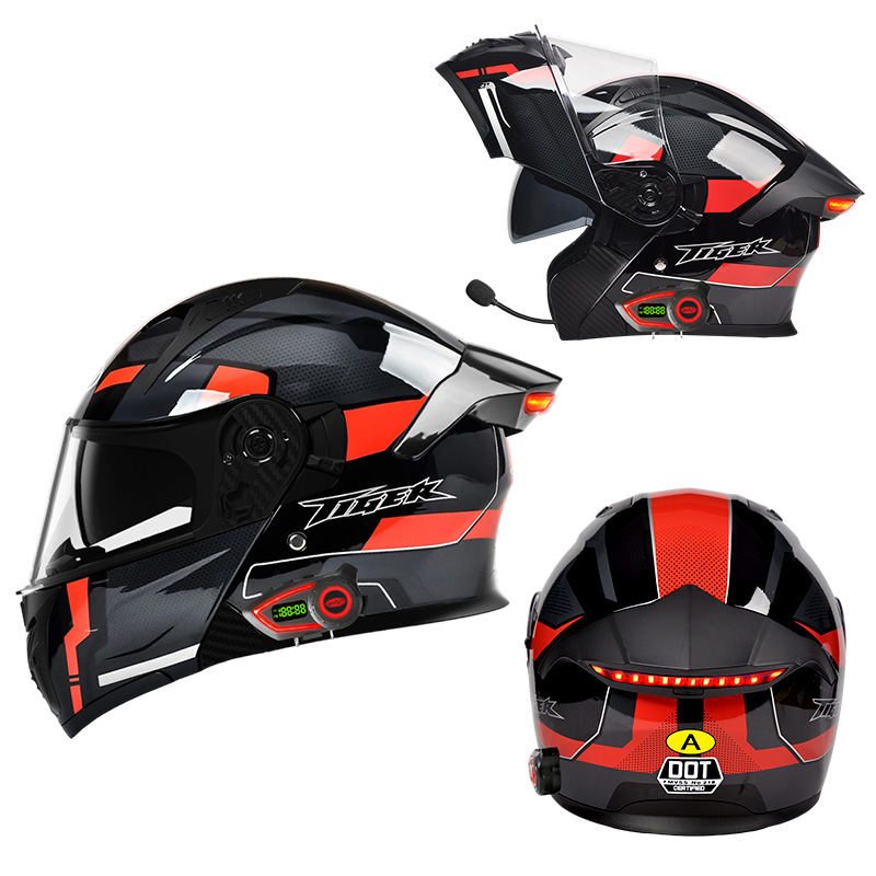 LED Akıllı Arka Lambalı Motosi - Full Face Motorcycle Helmet With Bluetooth incelemesi ve fiyatı