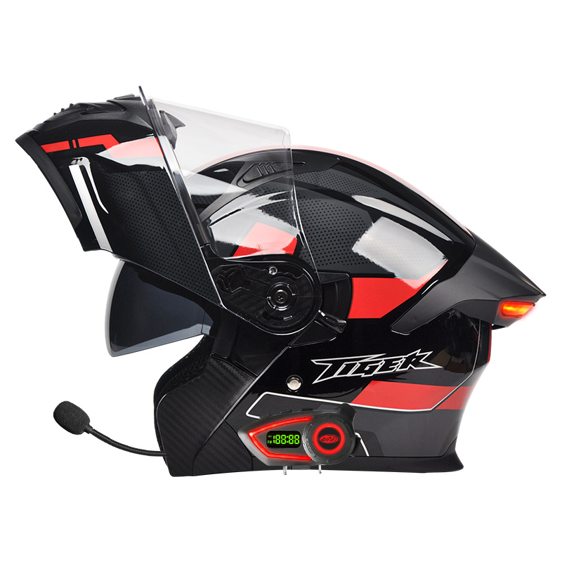 LED Akıllı Arka Lambalı Motosi - Full Face Motorcycle Helmet With Bluetooth incelemesi ve fiyatı
