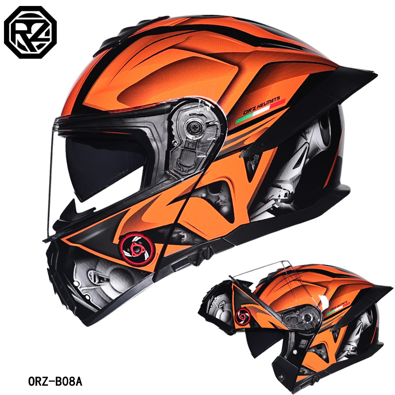 ORZ Motosiklet Kaskı Çift Vizö - Full Face Motorcycle Helmet With Bluetooth incelemesi ve fiyatı