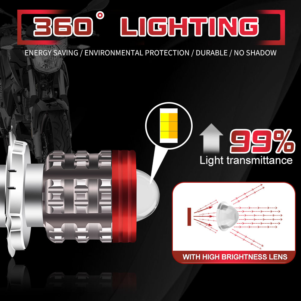 Evrensel H4 LED motosiklet far - Universal Motorcycle Led Headlight Projector incelemesi ve fiyatı