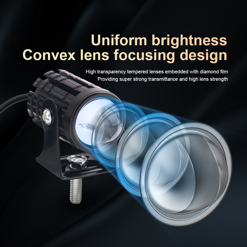 2 adet evrensel motosiklet LED - Universal Motorcycle Led Headlight Projector incelemesi ve fiyatı