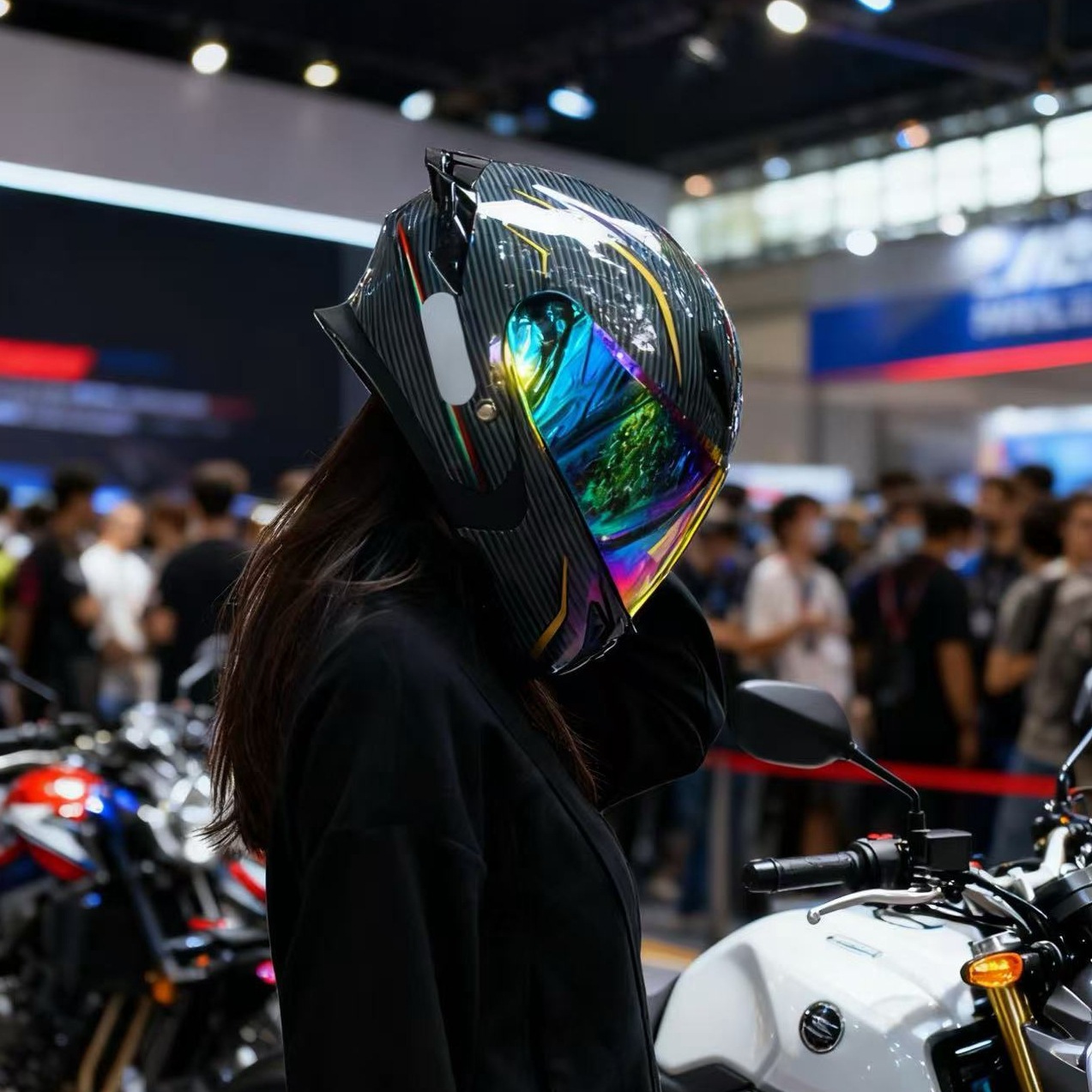 Sertifikalı Modüler Açılır Kap - Dual Visor Motorcycle Racing Helmet incelemesi ve fiyatı