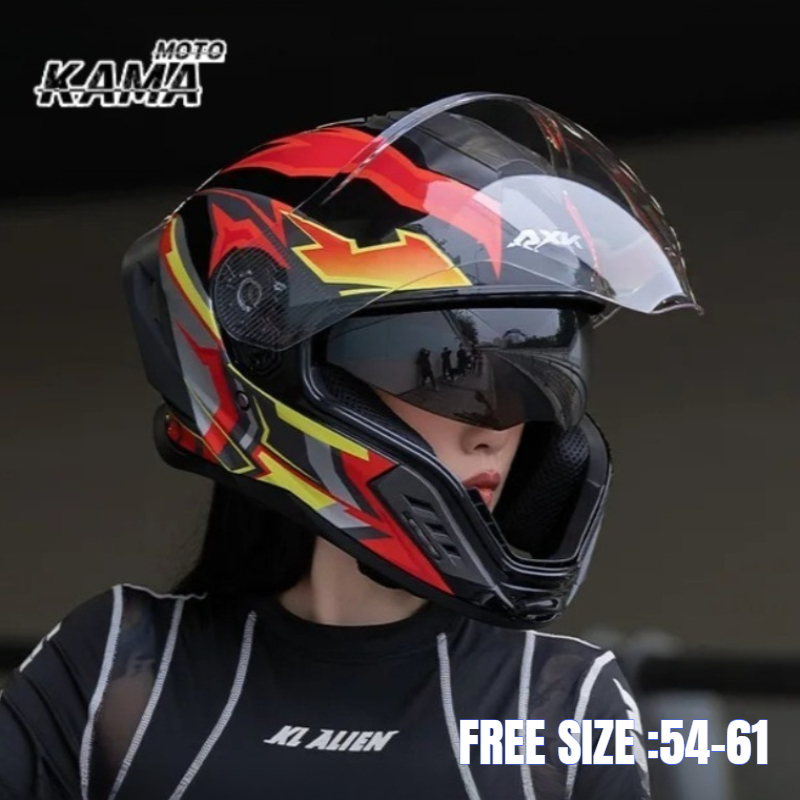 Motosiklet Tam Kaskı Geniş Ark - Full Face Motorcycle Helmet With Bluetooth incelemesi ve fiyatı