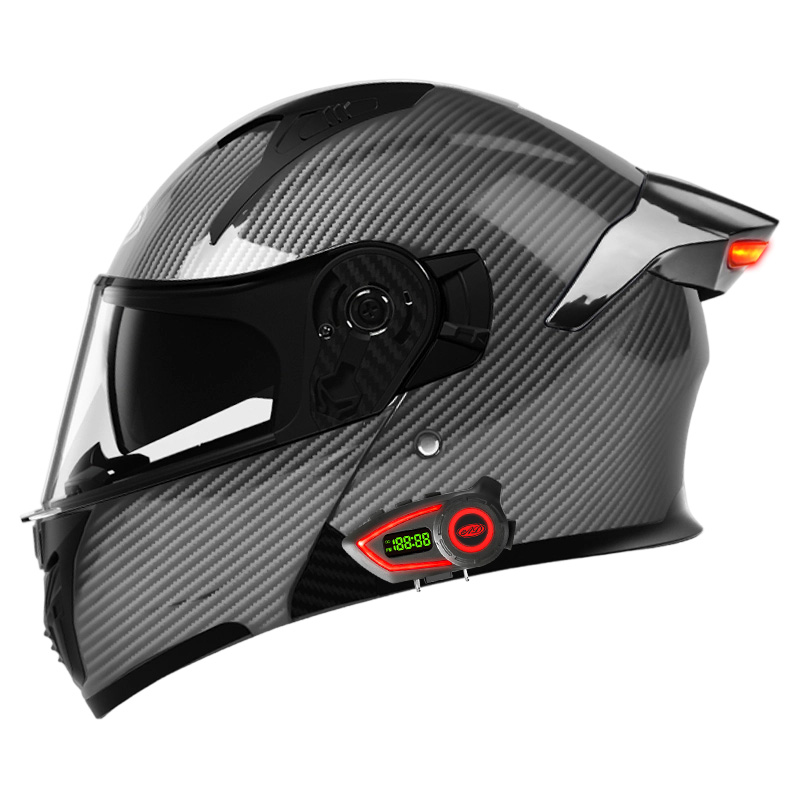ABS Malzemeli Motosiklet Kaskl - Full Face Motorcycle Helmet With Bluetooth incelemesi ve fiyatı